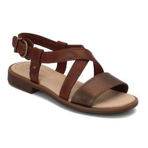 Clarks - Declan Spring Sandal - Mahogany - Size 10M